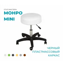 Стул мастера «Монро-мини», на черном пластмассовом каркасе