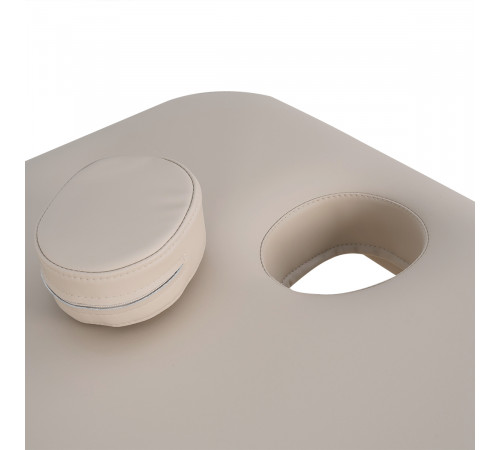 Косметологическая кушетка Аврора, светлый каркас, 3 мотора