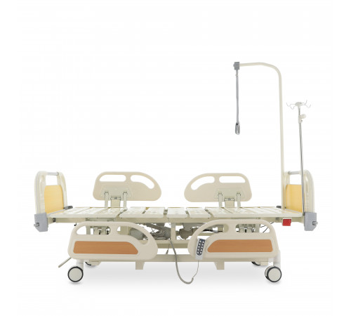 Кровать реанимационная электрическая (5 функций) (МЕ-4019Н-00) с выдвижным ложементом и растоматом CPR+аккумулятор с растоматом