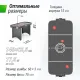 Игровой стол UNIX Line Аэрохоккей (142х64 cм) Black