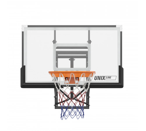 Баскетбольный щит регулируемый UNIX Line B-Backboard-PC 50"x32" R45