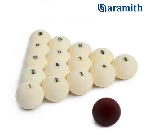 Шары Aramith Premier Pyramid Ø60,3 мм Красный биток