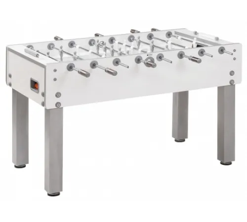 Игровой стол - футбол "Garlando G-500 Pure White H2O" (143x76x88см)
