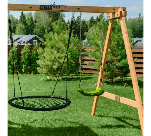 Детский игровой комплекс UNIX Kids (6 in 1) Light Green