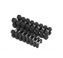 Набор гантелей гексагональных (пары) от 1-50 кг VF-SET1110