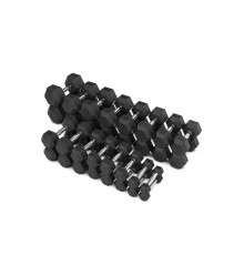 Набор гантелей гексагональных (пары) от 1-50 кг VF-SET1110