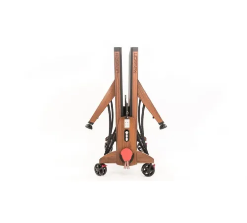 Теннисный стол складной для помещений "RASSON PREMIUM T03 Indoor" (274 х 152,5 х 76 см, натуральный орех) с сеткой