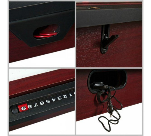 Многофункциональный игровой стол 6 в 1 «Tornado» (коричневый)