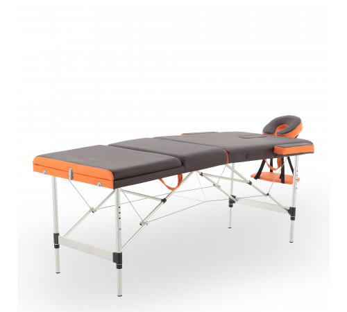 Массажный стол складной алюминиевый JFAL01A 3-х секционный