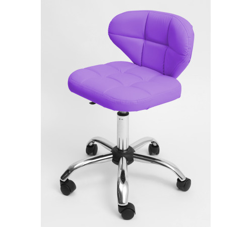 Стул мастера Трио, хром на колесах