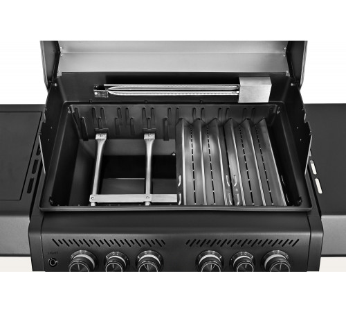 Газовый гриль 4+2 горелки