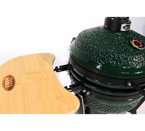 Керамический гриль-барбекю 16 дюймов (зеленый) (39,8 см)